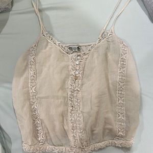 Cream tank top